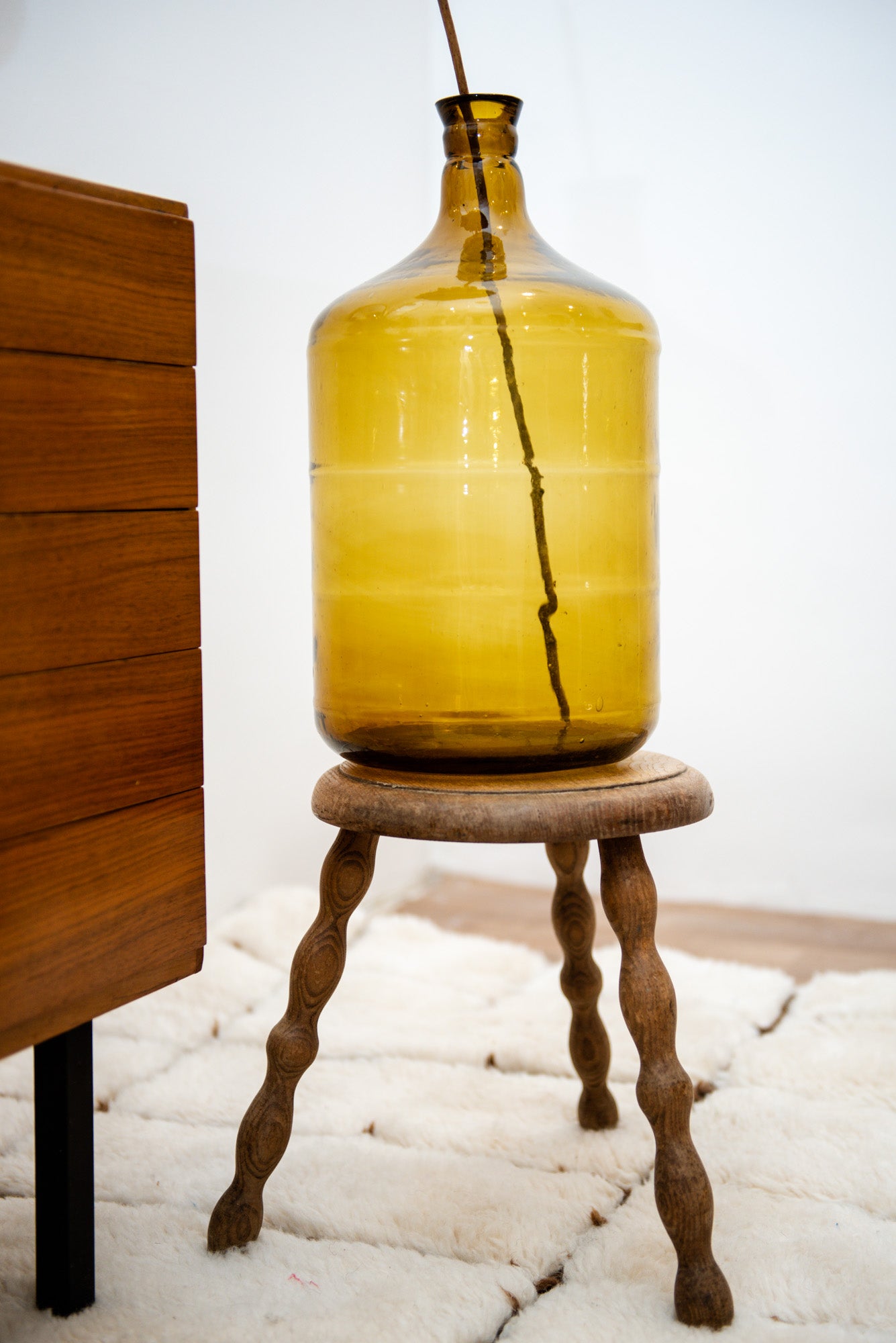 Bouteille verre soufflé Leila