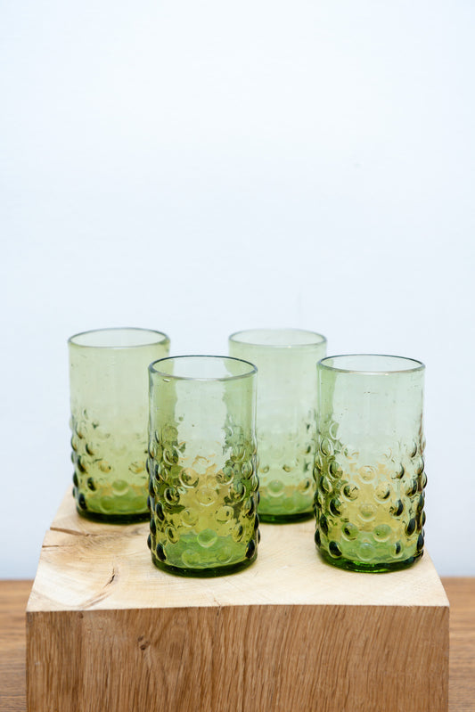 Verre à bulles soufflé