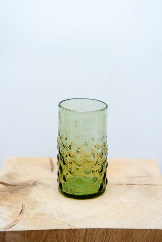 Verre à bulles soufflé