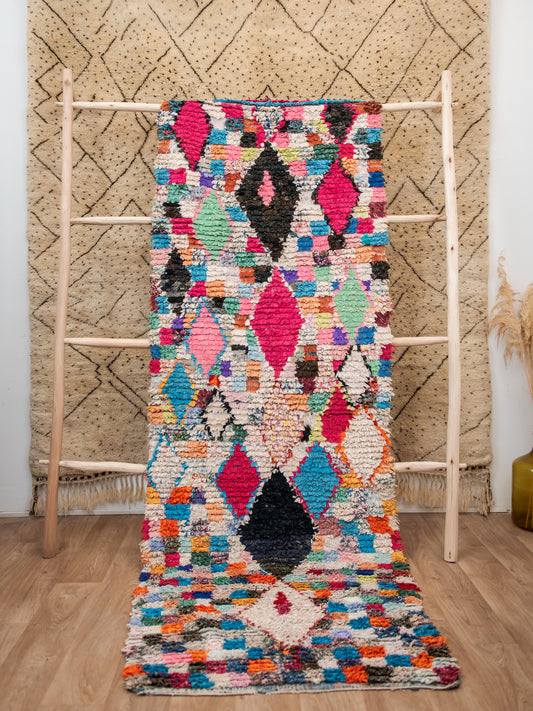Tapis Kenza boucherouite